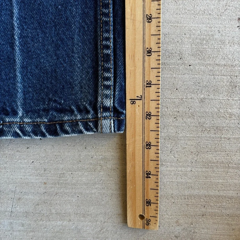 Vintage Levi's 505 Men's Jeans Size 34x34(32x34) Blue Wash USA Made Straight Leg